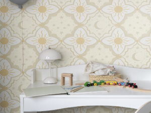 Sun and Moon Yellow Wallpaper